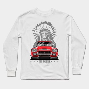 Chevy Apache Pickup Truck Long Sleeve T-Shirt